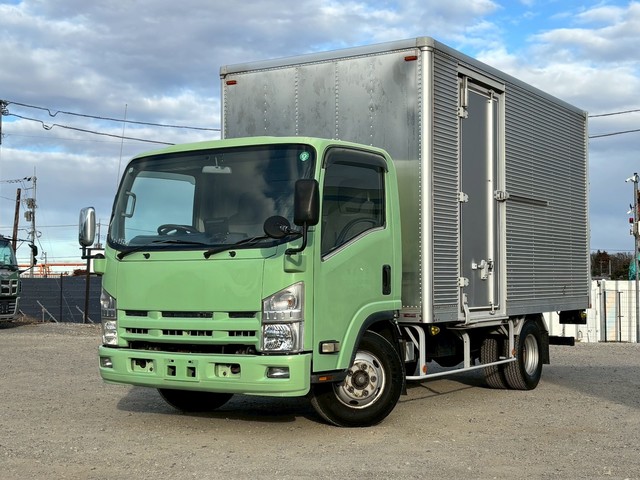 【近日入庫】ワイドキャブ ロングボデー 荷台高2.2ｍ サイド扉 アルミバン マニュアル6速 準中型 いすゞエルフ 積載2トン