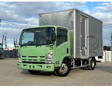 ワイドキャブ ロングボデー 荷台高2.2ｍ サイド扉 アルミバン マニュアル6速 準中型 いすゞエルフ 積載2トン