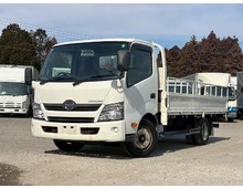 車検付き ワイドキャブ 平ボデー日野デュトロ マニュアル6速 積載2トン