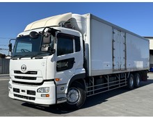 H25年 3軸1デフ 東プレ冷凍バン スタンバイ ジョルダー4列 キーストン リアエアサス 左サイド扉 日産UD クオン