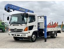 【近日入庫】ハイジャッキ タダノ3段クレーン フックイン 実走行14千キロ 日野レンジャー 積載2.15トン