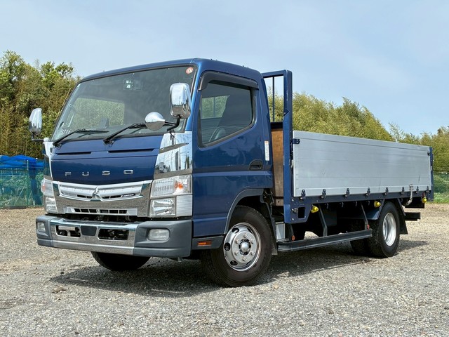 積載4.75トン ワイドキャブ ロングボデー 平アルミブロック ターボ175馬力 三菱キャンター オートマ