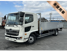 【未使用】 R7年 現行17レンジャー 車検付き 平ボディ 6200セミワイド トランテックス製アルミブロック 3方開70アオリ 3.6トン積載 木床 240高馬力 6MT