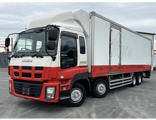 【近日入庫予定】 H24年 菱重サブエンジン搭載 4軸低床 冷凍バン 総輪エアサス 床キーストン ジョルダー4列 矢野特殊ボデー 7速マニュアル サイド扉 いすゞギガ 車検付き