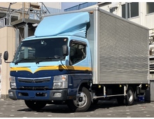 三菱キャンター アルミバン パワーゲート ワイドロング マニュアル5速 最大積載量2トン