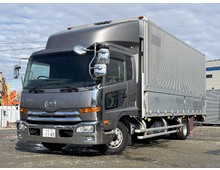 車検付き ワイドキャブ アルミウイング 6200ボデー 跳ね上げゲート リアエアサス UDコンドル 積載2.5トン