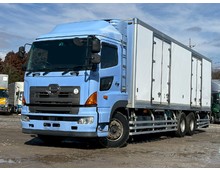 -28℃確認 デンソー製 矢野特殊ボデー ジョルダーキーストン 冷凍バン 左サイドW扉 2エバ 日野プロフィア積載12.7トン