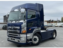 【近日入庫予定】 H25年 ハイルーフ トラクターヘッド 第五輪荷重11,500㎏ ディフレクター付 スカート付 アルミホイール メッキパーツ多数 プロシフト リアエアサス 日野 プロフィア