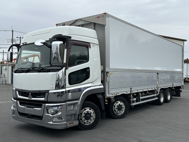 【近日入庫予定】 H30年 4軸パネルウイング ハイルーフ リアエアサス シフトパイロット ふそうスーパーグレート 車検付き