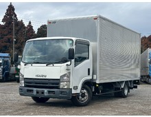 跳上ゲート ワイドキャブ ロングボデー 三菱ふそうキャンター アルミバン マニュアル6速 最大積載量2トン