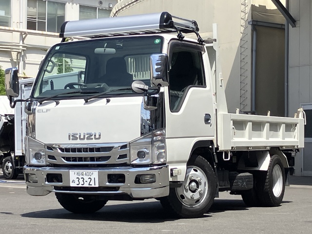 【機関系点検整備済み‼】 R3年 エルフ 極東製 ダンプ 標準ショート 積載3t 車検付 6MT 