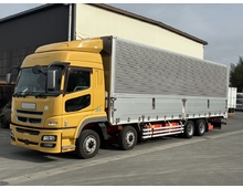 【近日入庫予定】 H29年 ハイルーフ 4軸低床アルミウイング エアジョロダー/ジョルダー 三菱ふそう スーパーグレート