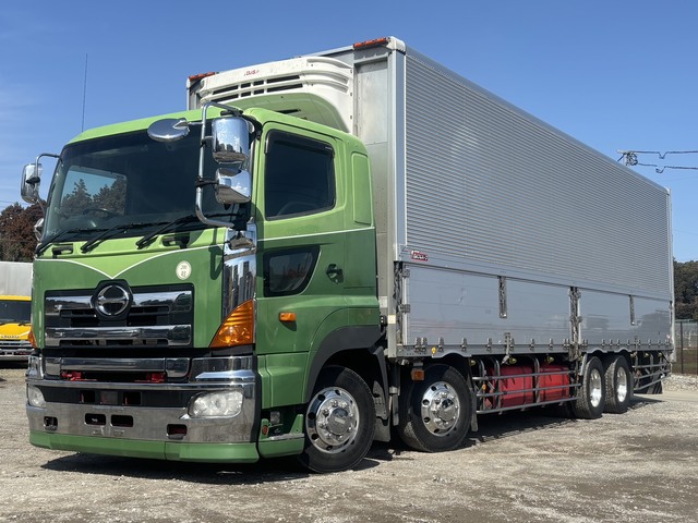 【近日入庫】4軸低床 チルド 菱重直結式 冷凍ウイング 日野プロフィア マニュアル７速 積載12.5トン