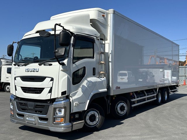 【近日入庫予定】 R3年 ギガ 4軸2デフ 冷凍バン 菱重TU100Sサブエンジン リアエアサス