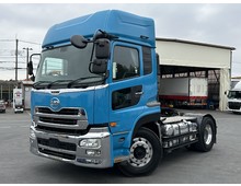 H27年 トラクターヘッド 第5輪荷重11ｔ ハイルーフ リアエアサス エスコット ＵＤクオン アルミホイール