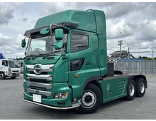 H30年 2デフ トラクターヘッド 一括緩和18ｔ ハイルーフ 板バネ 480馬力 プロシフト 日野プロフィア