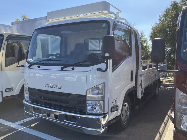 【近日入庫予定】 R1年 いすゞエルフ 平ボデー 4400ワイド 2トン積載 木床 6MT