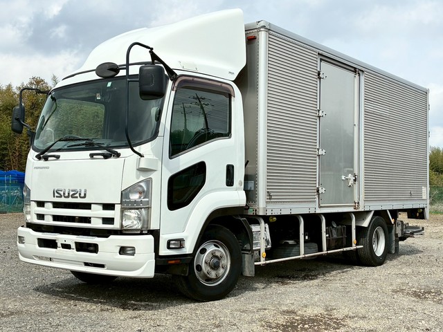 【近日入庫】【先行案内】車検付き 標準キャブ アルミバン 格納パワーゲート いすゞフォワード 積載3.35トン
