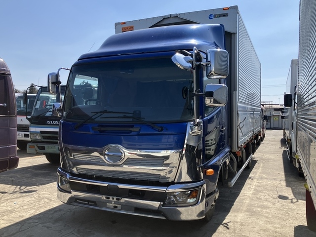 【近日入庫予定】 R1年 跳上パワーゲート付き アルミウイング 6200ワイド リアエアサス 6速マニュアル 日野レンジャー