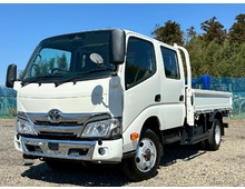 【構内車】【書類無し】Dキャブ フルタイム４WD 平ボデー マニュアル5速 積載2トン