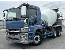 【近日入庫予定】 H30年 ミキサー車 カヤバ製8.7立米 2デフ ふそうスーパーグレート シフトパイロット 車検付き　電動ホッパー