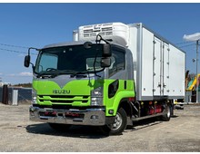 【近日入庫予定】R2年 6100ワイドキャブ 格納パワーゲート エアサス 東プレ低温 キーストン 左サイド観音 いすゞフォワード 積載2.35トン