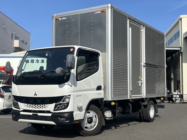 【近日入庫予定】 R5年 キャンター アルミバン 標準幅ロング 左サイド扉 内高225㎝ 5MT 車検付