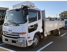 【近日入庫】【先行案内】 H27年 6200セミワイド 平ボデー アルミブロック リーフサス 積載3,550㎏ 5方開 70アオリ 木床 メッキパーツ 走行距離36万km台 日産UD コンドル