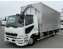  H29年 跳上パワーゲート付き アルミウイング 6200ワイド 板バネ 6速マニュアル ふそうファイター