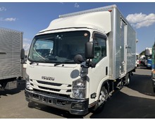 【近日入庫予定】R2年 37万km時リビルトE/G載替 5ｍボデー 内高216㎝ いすゞエルフ 跳上パワーゲート 左サイド扉 ワイド幅 マニュアル6速 積載3000kg