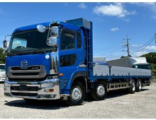 車検付き 4軸低床 平アルミブロック 5方開 UDクオン メッキパーツ 積載14.2トン