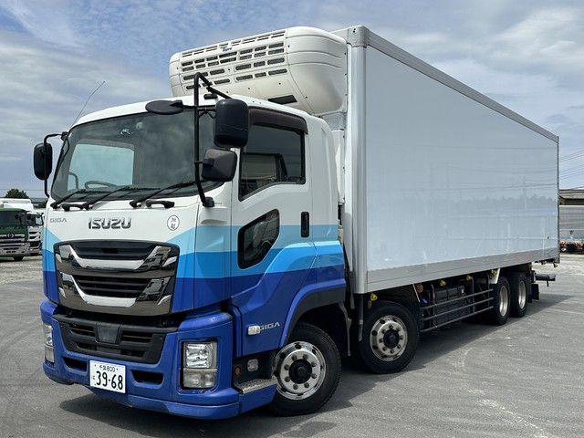 H28年 格納パワーゲート付き 東プレ直結低温 ジョルダー4列 冷凍バン 床キーストン 4軸低床 リアエアサス 7速マニュアル 車検付き アルミホイール いすゞギガ