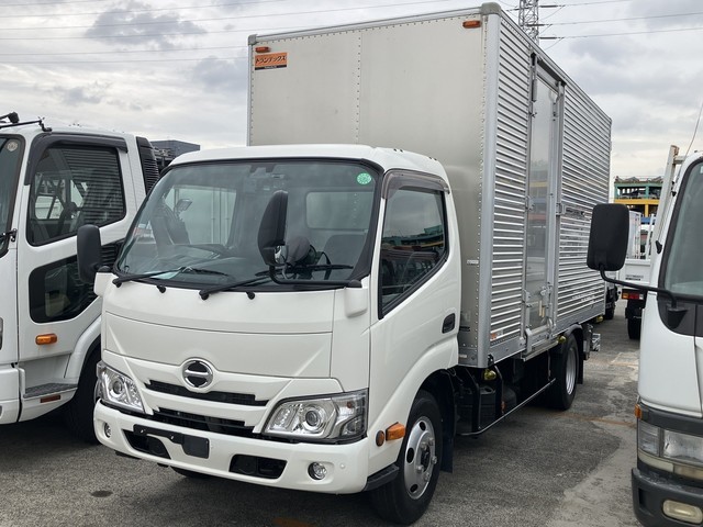 【近日入庫予定】 R2年 格納パワーゲート付 アルミバン 4400ボデー 標準幅 左サイド扉 内高213㎝ 日野 デュトロ