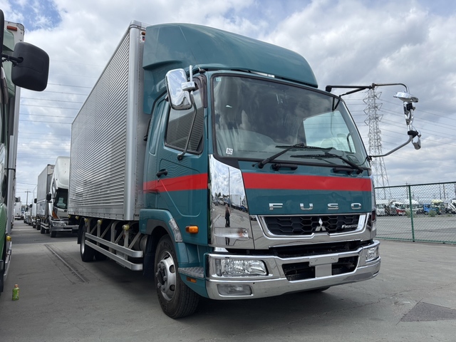 【近日入庫予定】 三菱ファイター 跳上ゲート付アルミバン リアエアサス 走行距離494千㎞ シフト6速 積載3000㎏