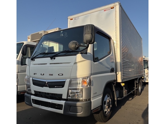 【近日入庫予定】 H29年 三菱キャンター 跳上ゲート付アルミバン 標準ロング L434㎝/内高208 シフト5速MT R8年7月迄車検付