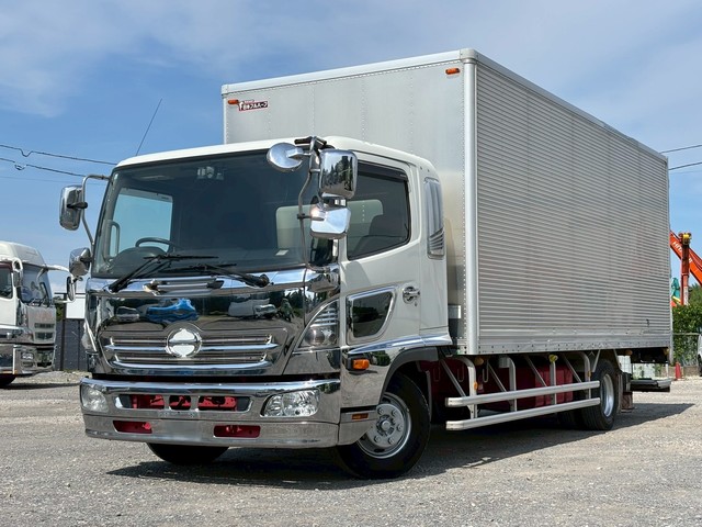 【近日入庫】車検付き リアエアサス ワイドキャブ アルミバン 格納パワーゲート 日野レンジャー 積載2.7トン