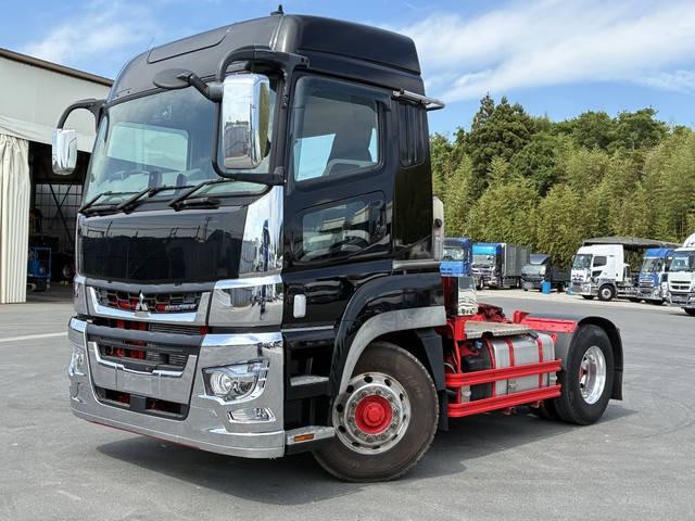 【近日入庫予定】 R4年 460高馬力 トラクターヘッド 第5輪荷重11.5ｔ ハイルーフ リアエアサス シフトパイロット ふそうスーパーグレート アルミホイール