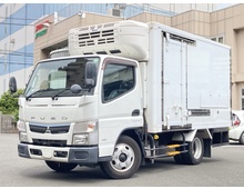  H29年 標準ショート 冷凍バン 東プレ低温 2エバ 左サイド扉 アルミ縞板 スライド中仕切り 三菱キャンター