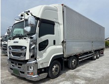【先行案内】【近日入庫予定】R5年 ギガ ハイルーフ 4軸2デフ アルミウイング 7MT リアエアサス 車検付 ステンレス床 アルミホイール