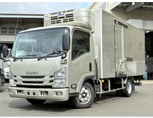 R3年 冷凍バン 東プレ低温 ワイド超ロング 床キーストン ジョルダー２列 左サイド扉 観音3枚扉 スムーサー いすゞエルフ