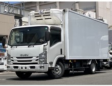  H29年 超々ロング 冷凍バン 格納パワーゲート付 東プレ低温 リアシャッター扉 システムフロア スムーサー いすゞ エルフ