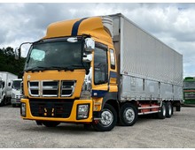 【近日入庫】車検付き ８ナンバー 4軸低床 冷凍ウイング いすゞギガ オートマ リアエアサス 積載13.6トン