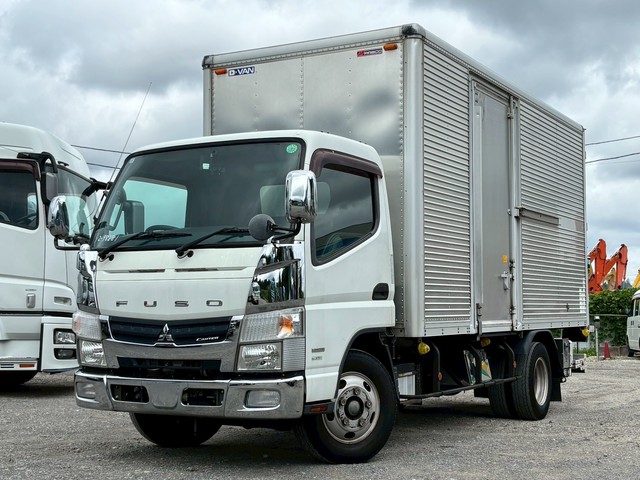 【近日入庫】車検付き 標準キャブ 格納パワーゲート ロングボデー アルミバン 三菱キャンター マニュアル 積載2トン