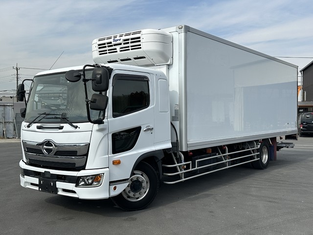 【ミッション・クラッチ修理中】希少な増増トン！ 日野レンジャー 格納パワーゲート付 7200ワイド 東プレ冷蔵冷凍バン 低温設定 リアエアサス 240高馬力 アルミ縞床 6MT