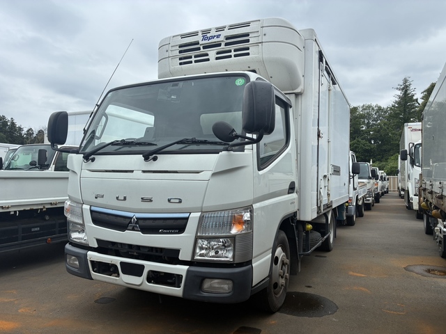 【近日入庫予定】 R2年 三菱キャンター 冷凍バン 東プレ低温-30℃ 被せゲート付き 左側スライド扉付 シフトデュオニック