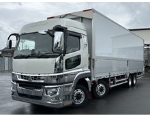 【近日入庫予定】 R２年 4軸パネルウイング 内高264cm ハイルーフ リアエアサス アルミホイール シフトパイロット ふそうスーパーグレート 車検付き