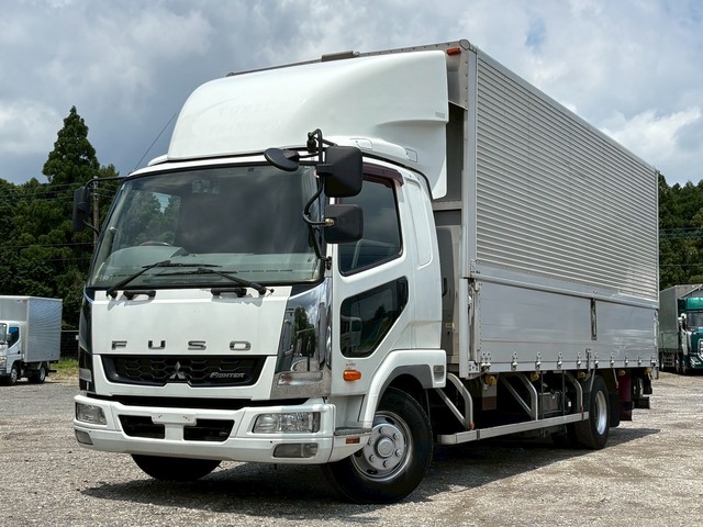 【近日入庫】跳ね上げゲート セミワイド アルミウイング 直列6気筒エンジン ターボ220馬力 三菱ファイター 積載2.6トン