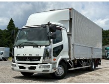 【近日入庫】跳ね上げゲート セミワイド アルミウイング 直列6気筒エンジン ターボ220馬力 三菱ファイター 積載2.6トン