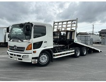 【花見台セーフティーローダー 増トン】H26年 日野レンジャー 2デフ 5700ワイド 板バネ 6MT 8月迄車検付