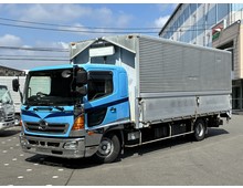 車検付き 煤焼き無し 6気筒エンジン ターボ235馬力 ワイドキャブ アルミウイング 積載2.6トン
